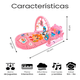 thumbnail image 2 of Gimnasio Para Bebés Tapete Belug,  Rosa/Reno, 2 of 4