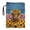 Calf American Flag Pattern, variant on Book Sleeve Cover Book Carrying Case Pocket Storage & Portability Book Protection with Reusable 11.42 x 8.66 Inch Butterfly Flower