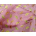 thumbnail image 4 of oneOone Silk Tabby Fabric Lemon Slice Vegetable Printed Craft Fabric BTY 42 Inch Wide, 4 of 4