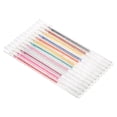 thumbnail image 1 of Unique Bargains 6.3' 1mm Bold Line Flash Gel Ink Pens Gel Pens Colorful Graffiti Highlighter Multicolor 12 in 1 Set, 1 of 5