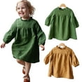 thumbnail image 1 of KYAIGUO Robe d'Automne pour Bébé Fille en Coton Pur, Manches Longues, Décontractée, 2-6 Ans, 1 of 9