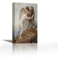 thumbnail image 1 of Love and Life - Contemporary Fine Art Giclee on Canvas Gallery Wrap - wall décor - Art painting - 12 x 22 Inch - Ready to Hang, 1 of 2