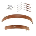 thumbnail image 3 of Almencla Folding Bike Mudguard Front & Rear Fenders Adult Mud Guard for Sports Riding 16inch Brown, 3 of 8