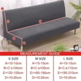 thumbnail image 4 of Fundas elásticas para sofá cama sin reposabrazos, fundas elásticas ajustadas para sofá, fundas flexibles elásticas para banquetes de hotel, 4 of 5