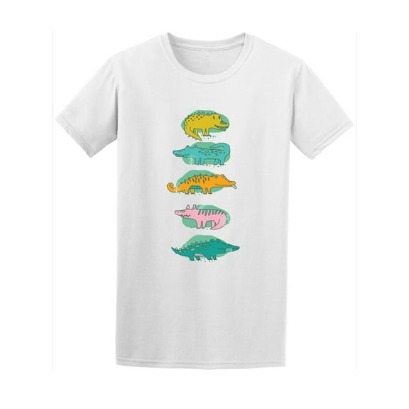 Funny Alligator Crocodile Drawing Men Tee - Image by Shutterstock