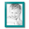 thumbnail image 2 of ArtToFrames 9" x 12" Aqua Picture Frame, 9x12 inch Green Wood Poster Frame (WOM-4428), 1 Pack, 2 of 8