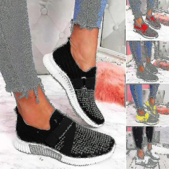 Chaussures à Enfiler avec Semelle Orthopédique Espadrilles Mode pour Femmes Espadrilles à Plateforme pour Femmes Chaussures de Marche