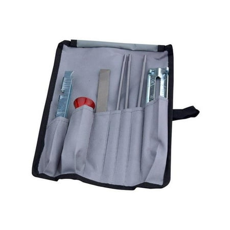 3 Piece Sharpening Kit - NATI Blue Max Saw Chain Sharpening Kit, 8 Pieces - 6 in.