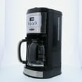 Coffee 12-Cup Rapid Brew Programmable Coffeemaker, Brushed