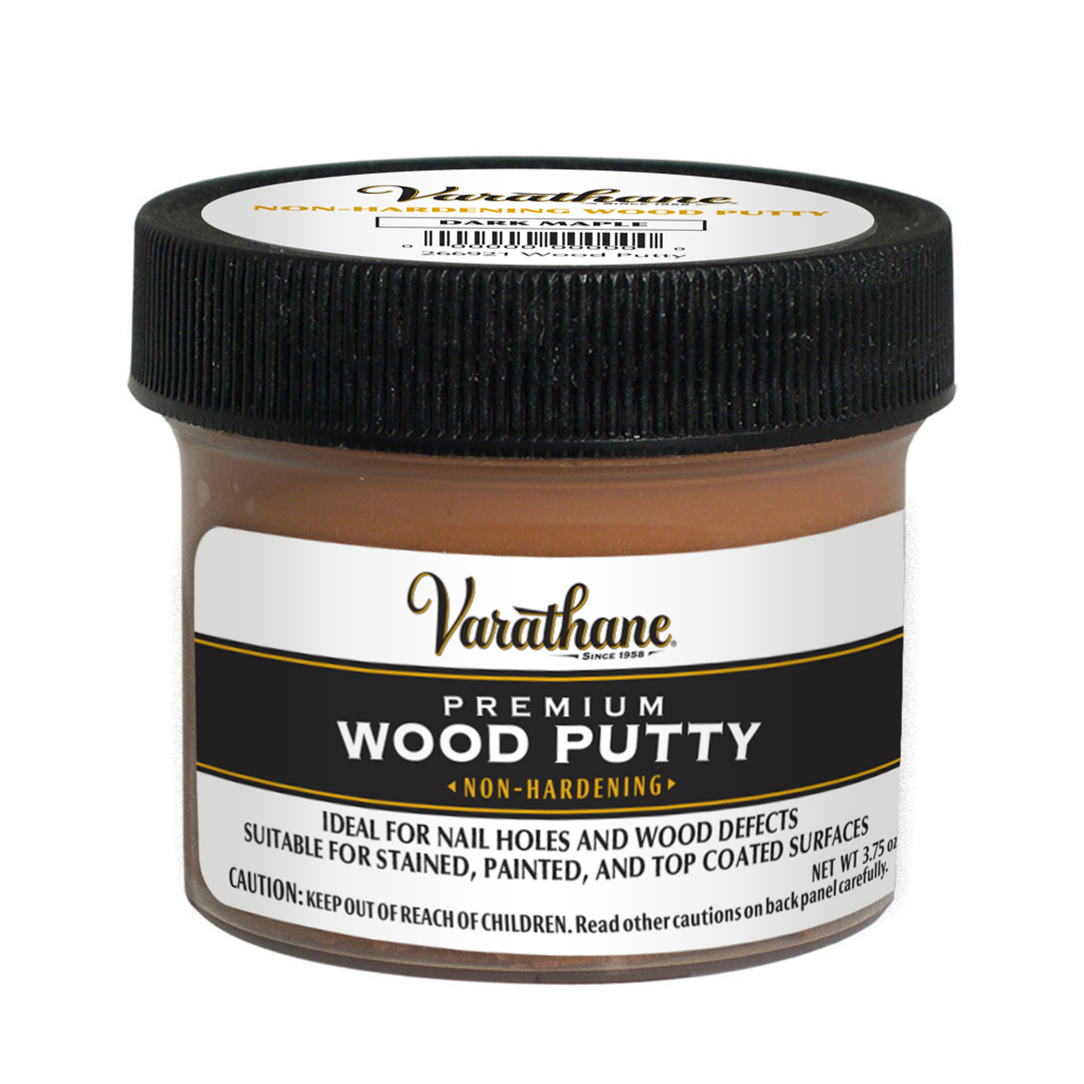 6 Pack, Dark Maple, Varathane Premium Wood Putty-223251, 3.75 oz Jar