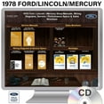 thumbnail image 2 of Detroit Iron OEM 1978 Ford Lincoln Mercury Shop Manuals, Sales Brochures, & Wiring Diagrams / Specs on CD, 2 of 2
