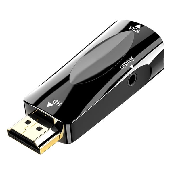 Kuymtek Adaptador Convertidor HD 1080P Compatible Con A VGA HW2208 Con Audio 3 5 Mm J
