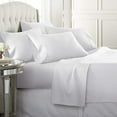 thumbnail image 1 of Danjor Linens Queen Size Bed Sheets Set - 1800 Series 6 Piece Bedding Sheet & Pillowcases Sets w/ Deep Pockets - Fade Resistant & Machine Washable - White, 1 of 2