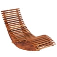 thumbnail image 3 of vidaXL Rocking Chair Patio Chaise Lounge Outdoor Daybed Solid Wood Acacia, 3 of 10