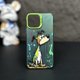 thumbnail image 3 of Fashion Graffiti iPhone15 Case Suitable for iPhone14 13Pro Max Models Cartoon Animal Pattern Matte Plated Soft Silicone Material, 3 of 5
