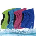 thumbnail image 1 of Toalla de enfriamiento de 4 piezas Toalla de fitness Toalla de enfriamiento para enfriamiento instantáneo con 4 bolsas impermeables Toalla deportiva de microfibra para acampar Senderismo Yoga Golf, 1 of 6
