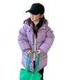 thumbnail image 2 of CSCHome Toddler Kids Boys Girls Winter Long Puffer Outwear,2-9Y Baby Winte Warm Puffer down Jacket Zip up Soft Hooded Autumn Winter Cotton Coats, 2 of 7