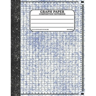 Graph Paper Composition Notebook with Multiplication Chart 15x15
