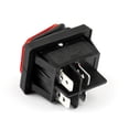 thumbnail image 5 of 1Pcs RLEIL RL2-102 Waterproof IP65 Car Rocker Switch 4Pin ON/OFF 125/250VAC Red, 5 of 6