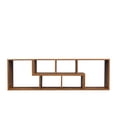 thumbnail image 5 of Modern TV Cabinet for 65 Inch TV, Double L-Shaped TV Stand, Large Television Stand with Storage Shelves, Console TV Cabinet for Living Room, Bedroom, Walnut, 5 of 8