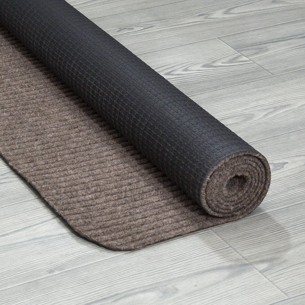 Ottomanson Indoor/Outdoor Utility Ribbed Area Rug, Beige, 3'X5