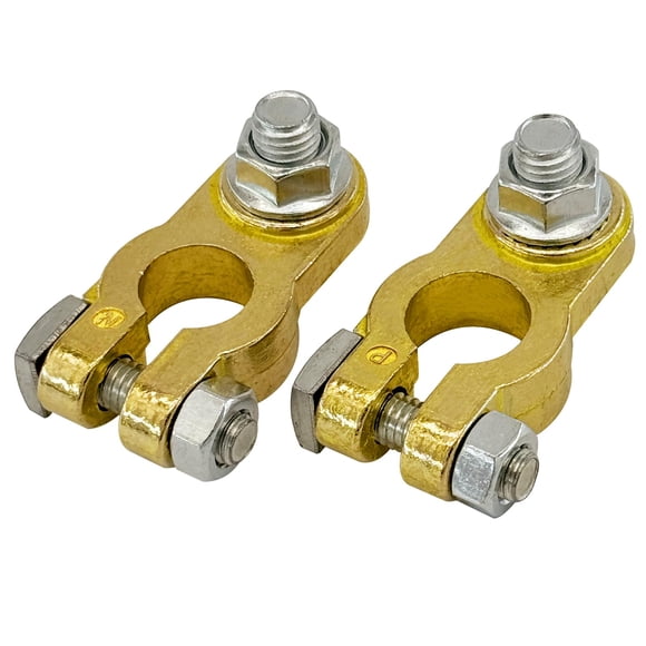 Conectores de terminal de batería Ampper Brass para vehículos marinos y autocaravanas