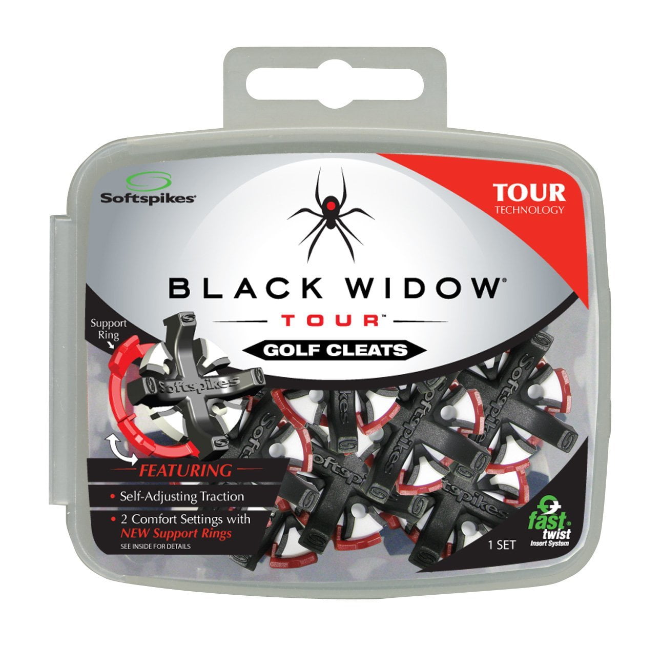 black widow fast twist golf spikes