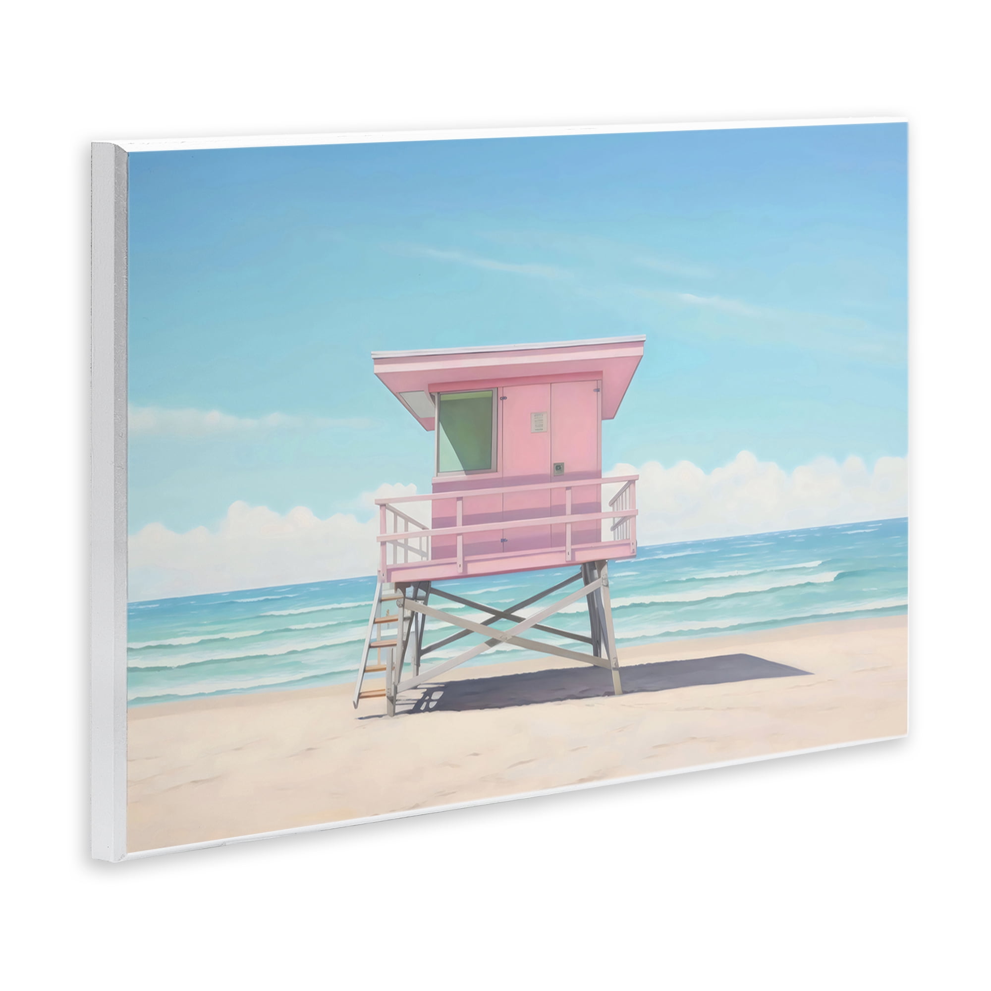 Stupell Industries Miami Beach Lifeguard Station Wall Plaque Art, design by Creative Studio