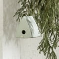 thumbnail image 2 of South Shore Dalya Triangle Decorative Birdhouse Resine Sage Green, 2 of 9