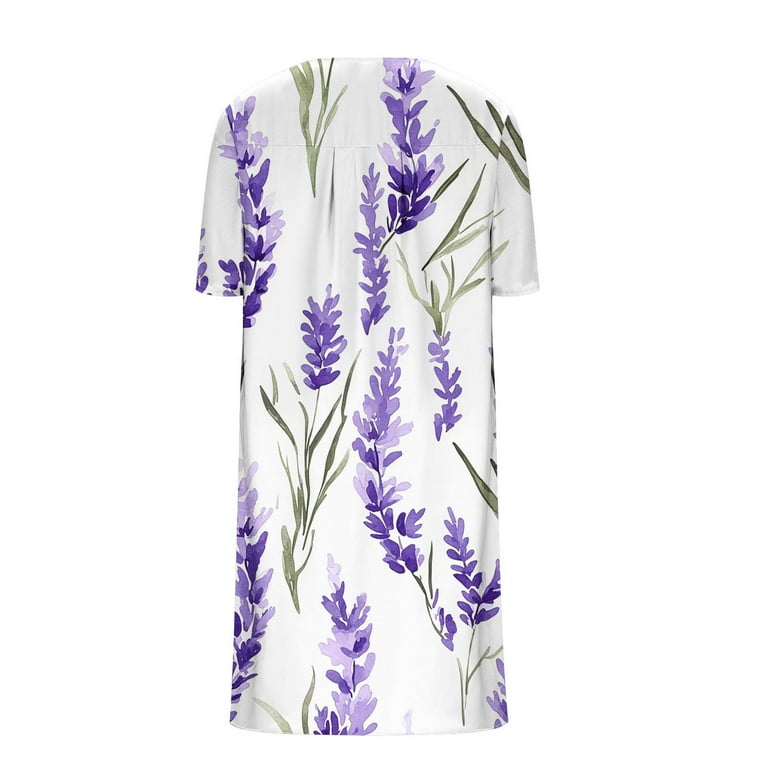 asdoklhq Black Tie Dresses for Womens Summer Pockets Printing Dresses Loose V-Neck Short Sleeve Dresses Purple S - Walmart.com asdoklhq Black Tie Dresses for Womens Summer Pockets Printing Dresses Loose V-Neck Short Sleeve Dresses Purple S - Walmart.com