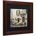 thumbnail image 2 of Trademark Fine Art "Tuscany Caffe VI" Canvas Art by Alan Blaustein, Black Matte, Wood Frame, 2 of 4
