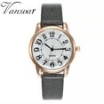 thumbnail image 1 of Reloj de cuarzo para mujer, relojes para mujer vansvar Reloj de pulsera analógico con correa de cuero de cuarzo informal para mujer Reloj de cuarzo, 1 of 2