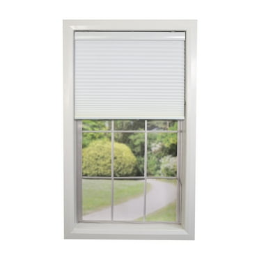 Versailles Home Fashions Cordless Honeycomb Insulating All Season Light Filtering Cellular Window Shade 30" X 72" White
