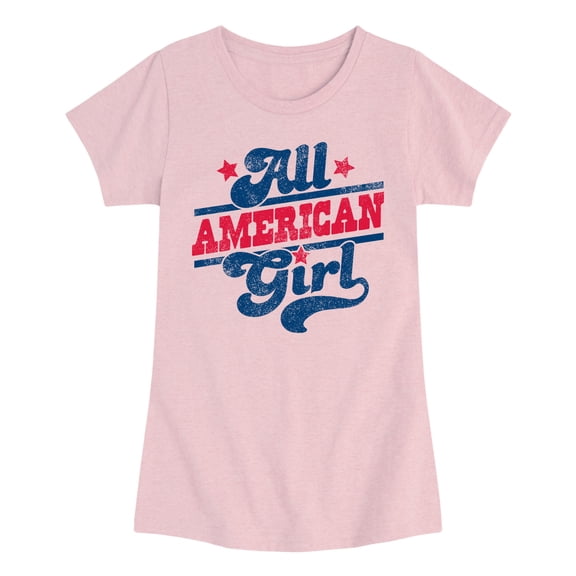 Instant Message - All American Girl Fitted Short Sleeve Graphic T-Shirt