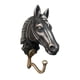 thumbnail image 1 of Gancho de pared individual con forma de cabeza de caballo, resistente, para decoración del hogar, gancho de pared decorativo con forma de caballo Estilo A, 1 of 9