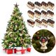 thumbnail image 3 of Adornos navideños, adornos navideños, juego de adornos de madera con la pequeña Angela sonriente de pelo negro rizado, árbol de Navidad latino Afro y colgante para ventana, juego de colgante de angeli, 3 of 4
