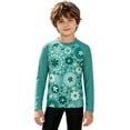 thumbnail image 3 of Miaoju Boy/Toddler Rash Guard Swim Shirt Long Sleeve | Stay Comfortable and Covered in the Water with Quick-dry and Lightweight UPF 50+ Boy/Toddler Sun Swim Shirts, 3 of 8