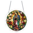 thumbnail image 2 of Acrylic Suncatcher Puzzle, Our Lady of Guadalupe Stained Glass Pattern, 1 Piece Window Hanging, Home Decor Sun Catcher for Window, 2 of 9