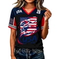 thumbnail image 3 of 2026 New United States Soccer Practice Jerseys, USA National Team Soccer Jersey Sweat Resistant Football Training Shirts, Retro Streetwear Fan Wear for Adult(Black, 2XL), 3 of 6