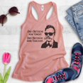 thumbnail image 2 of And I Nietzsche Now Tonight Nietzsche Tank Top, Ladies Racerback, Philosophy Tank, Historical History Tank, Desert Pink, Small, 2 of 3