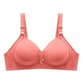thumbnail image 4 of Everyday Bras for Women Underwire Bras for Women Sports Bra Support Super Push up Bra Womens Bras No Underwire Semi Bra Support Bras for Women Bush up Bra Workout Sports Bras for Women Bra Pink 42, 4 of 4