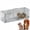 24*8*8 Inch, variant on Live Animal Trap with Carrying Handle Sensitive Trigger Collapsible Steel for Squirrel Skunk Raccoons Rabbit Stray Cats Mole Groundhog Armadillo Small Foxes Hunting and Release Cage