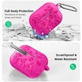 thumbnail image 5 of Comvin Compatible with AirPods Pro 3 Case Cover with Cleaner Kit, Cute Flower Engraved Silicone Protective Case for Apple Airpods Pro 3rd Generation (2025), 5 of 9