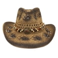 thumbnail image 1 of lionlar Chapeau de Soleil Classique Cowboy pour Randonnée, Vacances, Été, Extérieur, Cadeaux de Vacances Kaki, 1 of 6