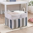 thumbnail image 2 of 17.3Inches Thickened Large Storage 17.3x13x12 Inches MultiFunctional Storage Bin for ToysBooksTowels etc. (Sailboat 2pcs), 2 of 5