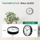 thumbnail image 2 of Reloj de Pared Silencioso de Cuarzo VIKMARI Estilo Matemáticas de 30 cm, 2 of 3