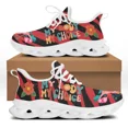 thumbnail image 1 of Zapatillas deportivas informales con estampado floral para hombre, zapatos planos transpirables, color morado, mi cuerpo, mi elección, 1 of 6