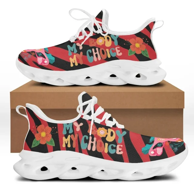 Zapatillas deportivas informales con estampado floral para hombre, zapatos planos transpirables, color morado, mi cuerpo, mi elección