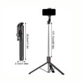 thumbnail image 3 of HLONK Phone Tripod & Selfie Stick  All in One Extendable Cell Phone Tripod with Wireless Remote  Tripod Stand for Travel Tripod 360° Rotation Compatible with   Phone  Camera, 3 of 5