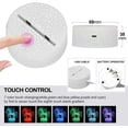 thumbnail image 3 of Unicorn Night Light for Kids and Baby, Rechargeable 3D Illusion Lamp 16 Changing Colors with Remote Control, Birthday and Holiday Gift for Kids Girls (Unicorn2), 3 of 7